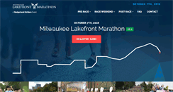 Desktop Screenshot of milwaukeelakefrontmarathon.org